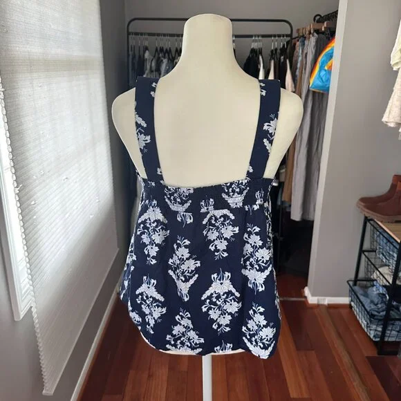 J. Crew Block Print Tank Top | Size Medium - Picture 6 of 9